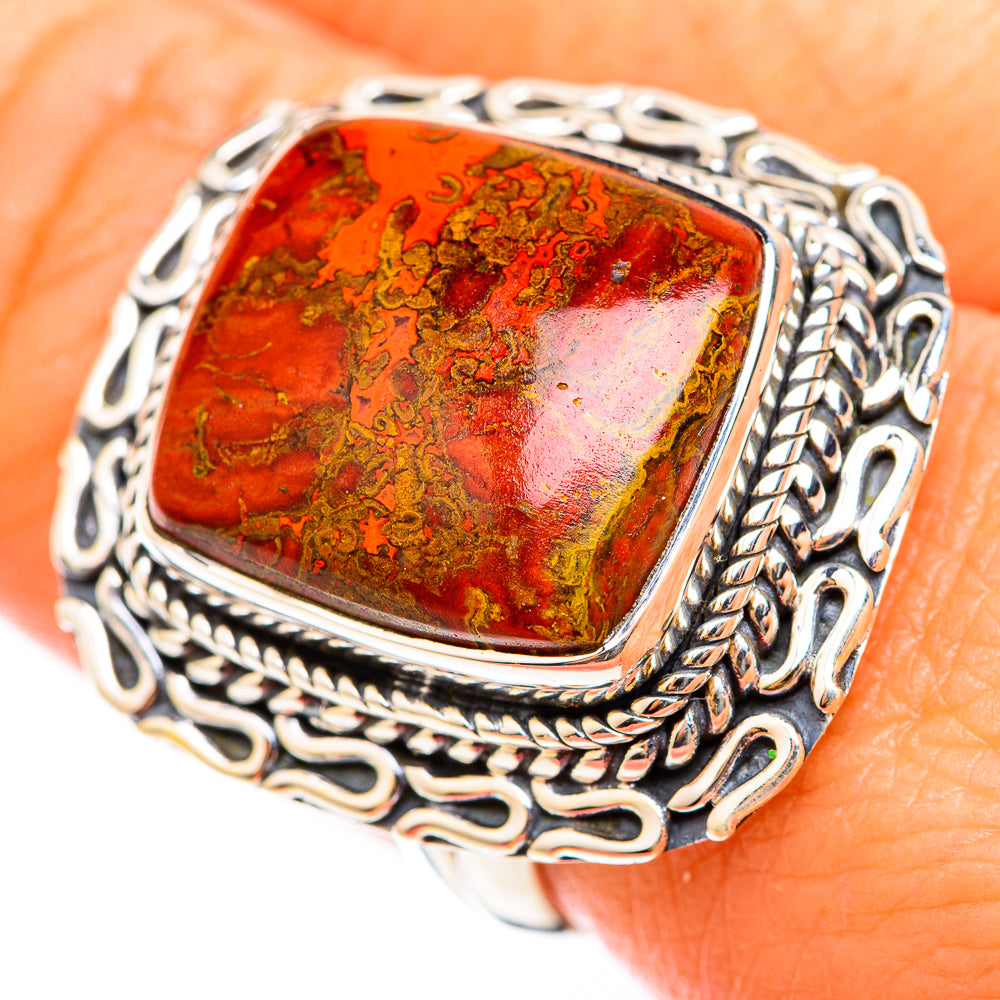 Moroccan Agate Rings handcrafted by Anasilvercos - RING118484