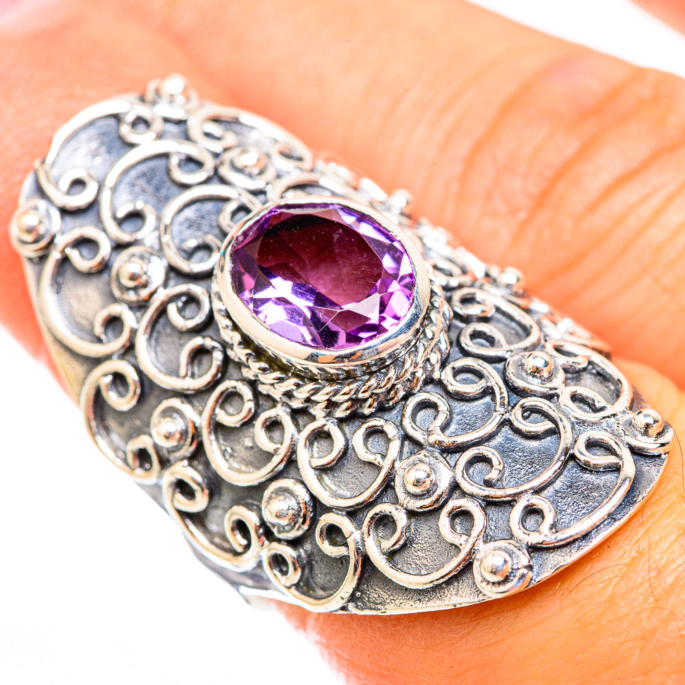 Amethyst Rings handcrafted by Anasilvercos - RING118490