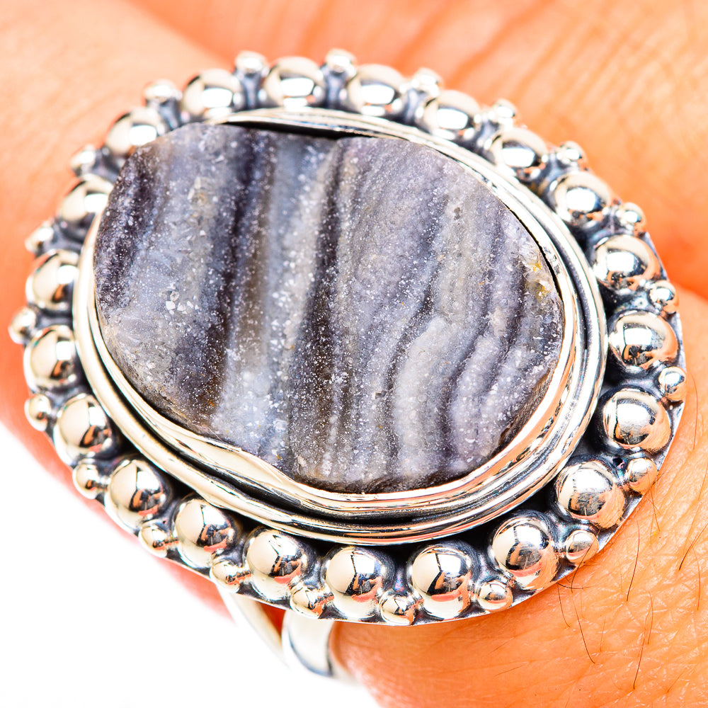 Desert Druzy Rings handcrafted by Anasilvercos - RING118503