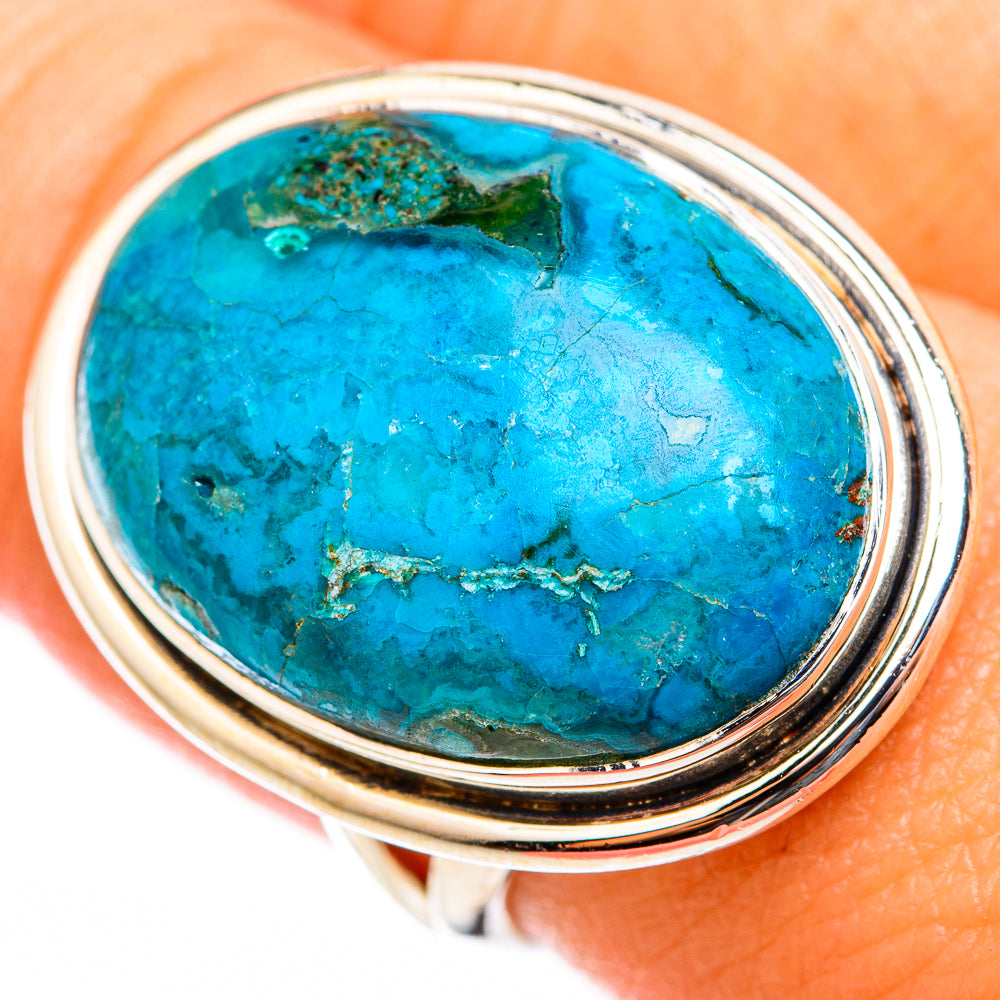 Chrysocolla Rings handcrafted by Anasilvercos - RING118505