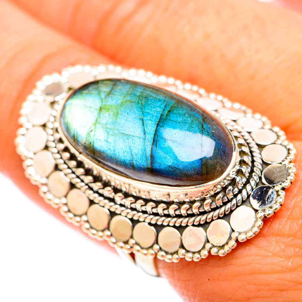 Labradorite Rings handcrafted by Anasilvercos - RING118509