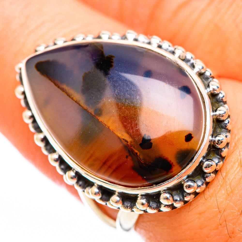 Montana Agate Rings handcrafted by Anasilvercos - RING118549
