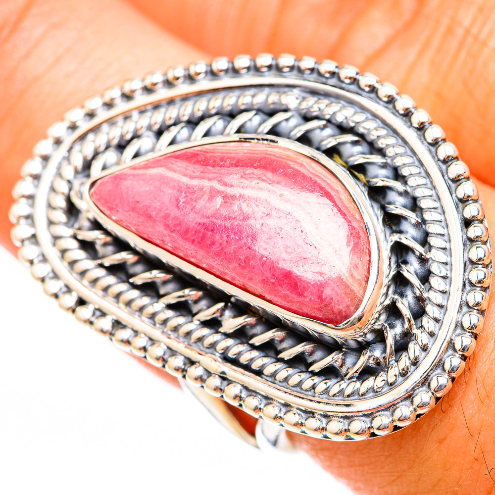 Rhodochrosite Rings handcrafted by Anasilvercos - RING118551