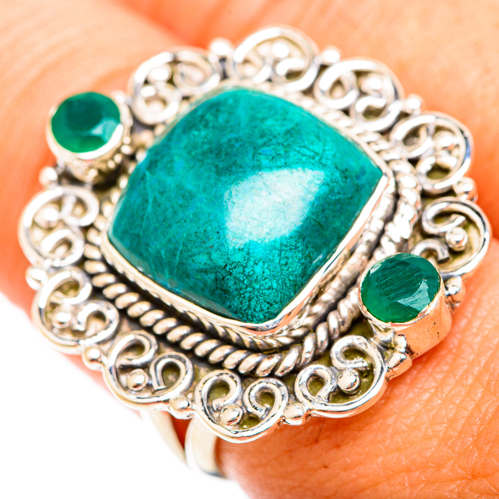 Chrysocolla Rings handcrafted by Anasilvercos - RING118570