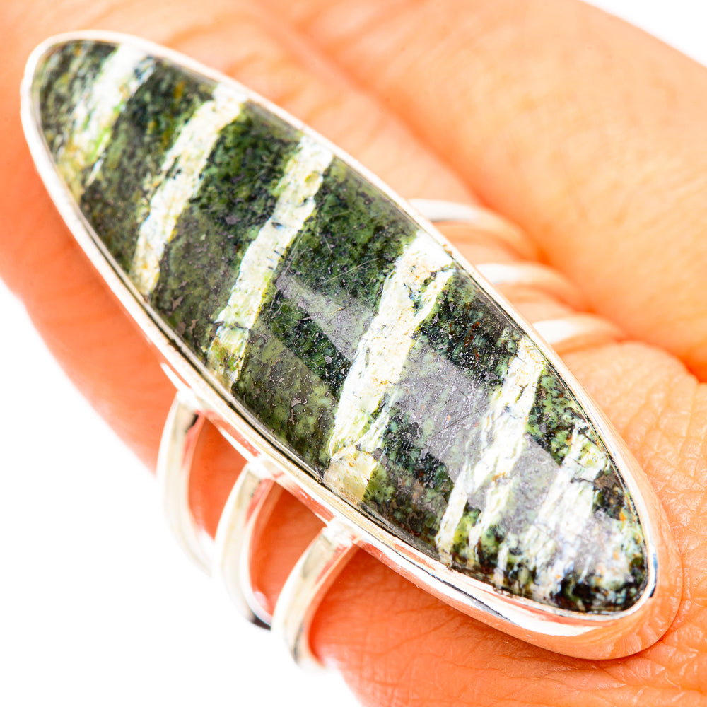 Green Swiss Opal Rings handcrafted by Anasilvercos - RING118571