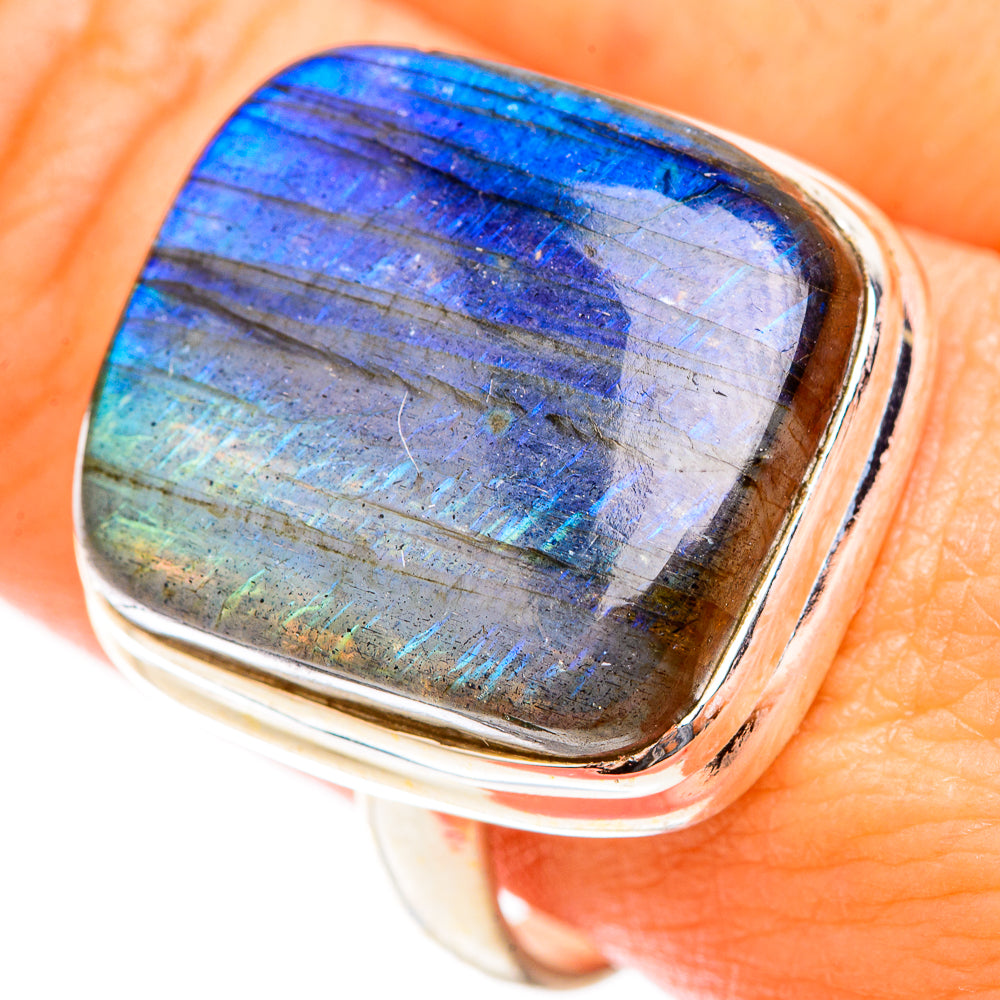 Labradorite Rings handcrafted by Anasilvercos - RING118588