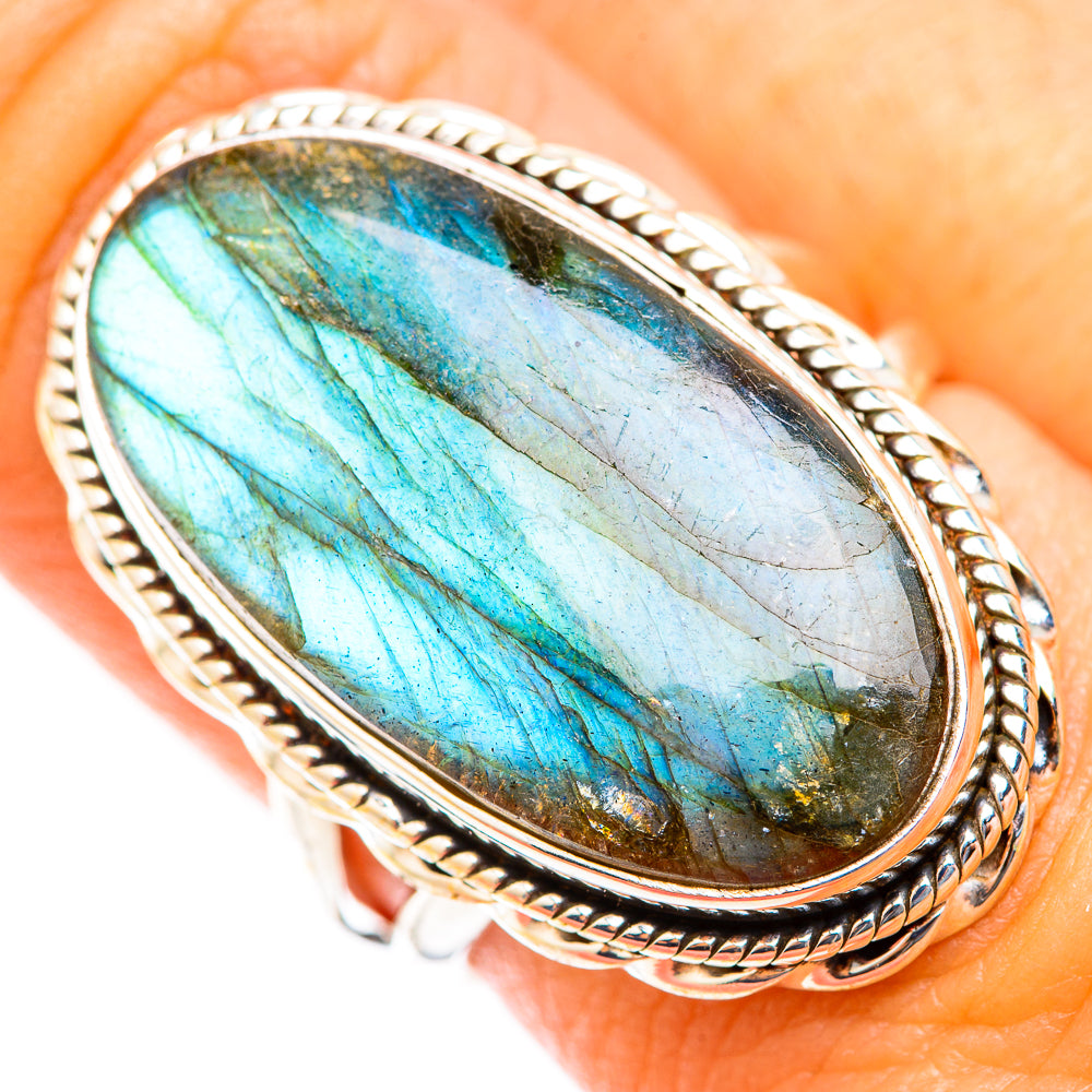 Labradorite Rings handcrafted by Anasilvercos - RING118591