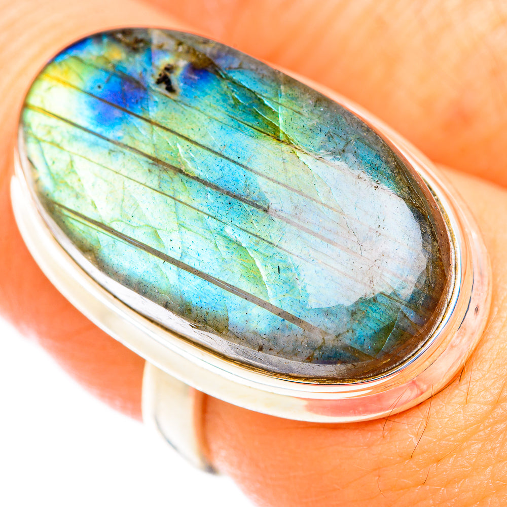 Labradorite Rings handcrafted by Anasilvercos - RING118600