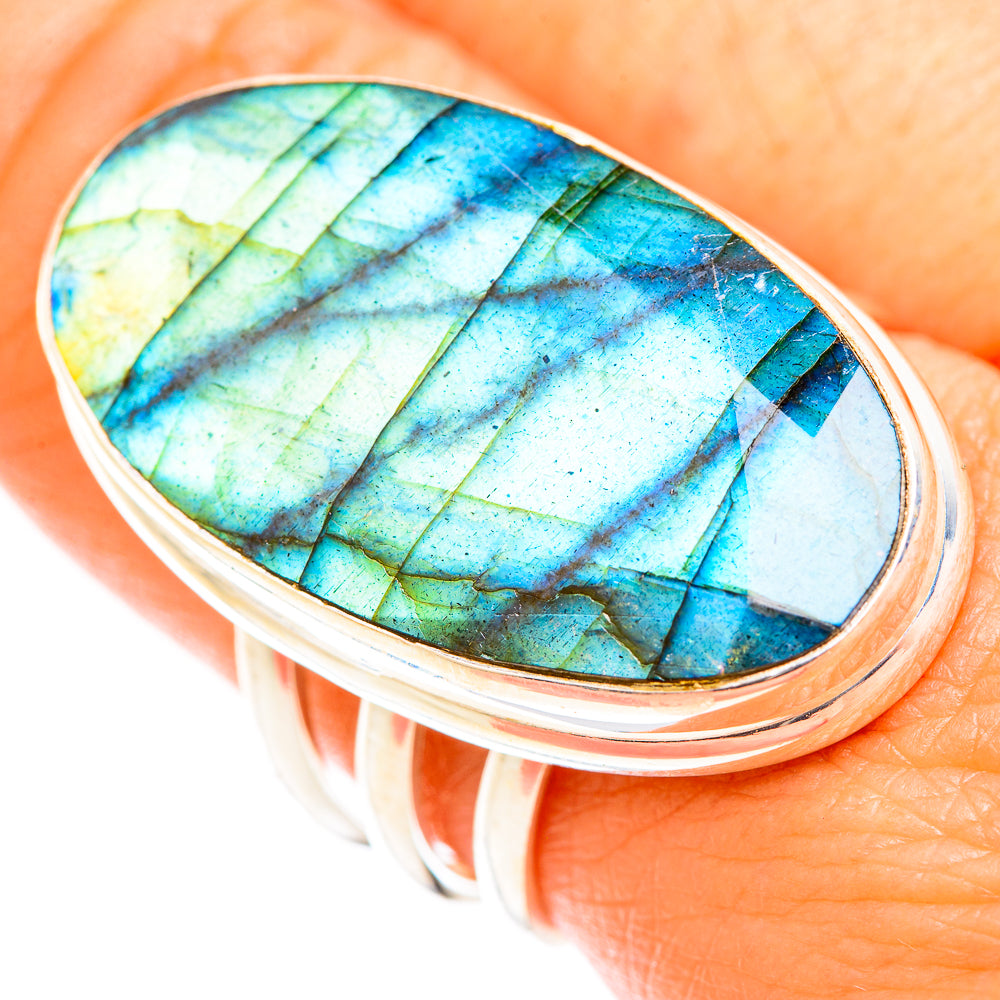 Labradorite Rings handcrafted by Anasilvercos - RING118605