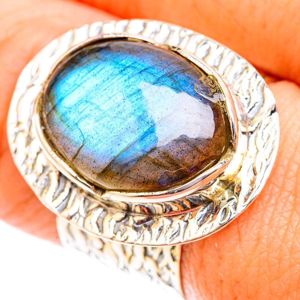 Labradorite Rings handcrafted by Anasilvercos - RING118609