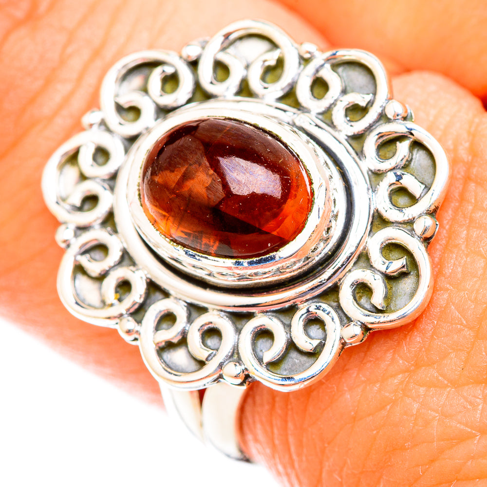 Garnet Rings handcrafted by Anasilvercos - RING118618