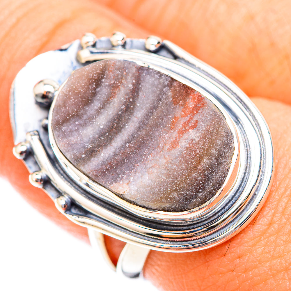 Desert Druzy Rings handcrafted by Anasilvercos - RING118658
