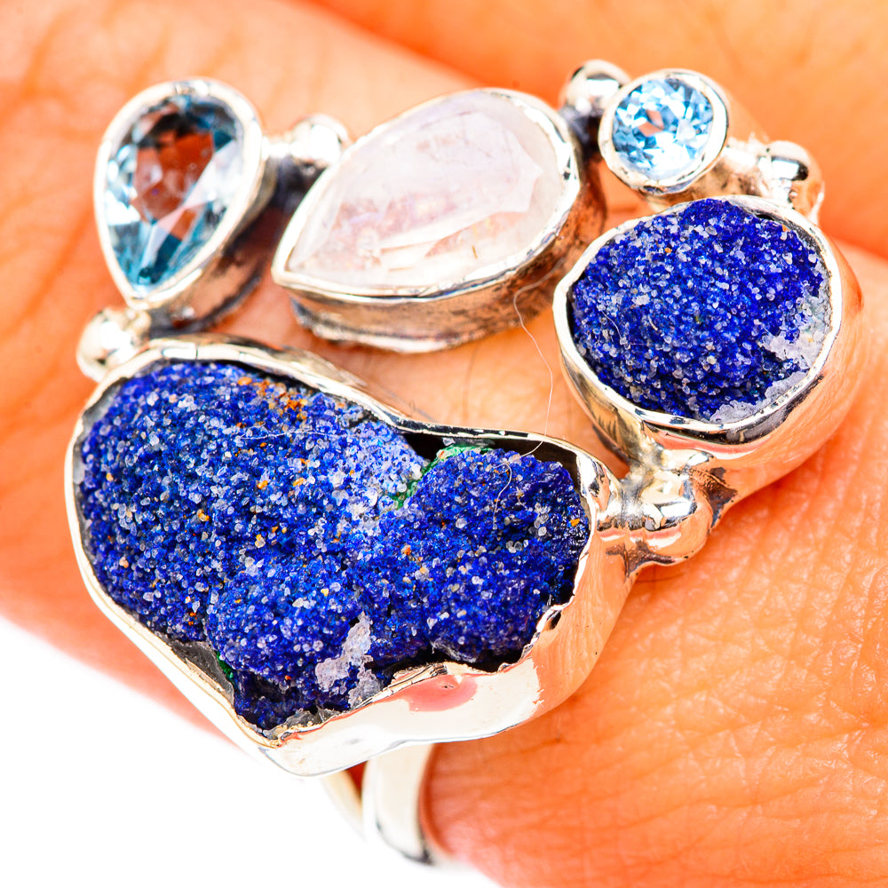 Azurite Rings handcrafted by Anasilvercos - RING118663