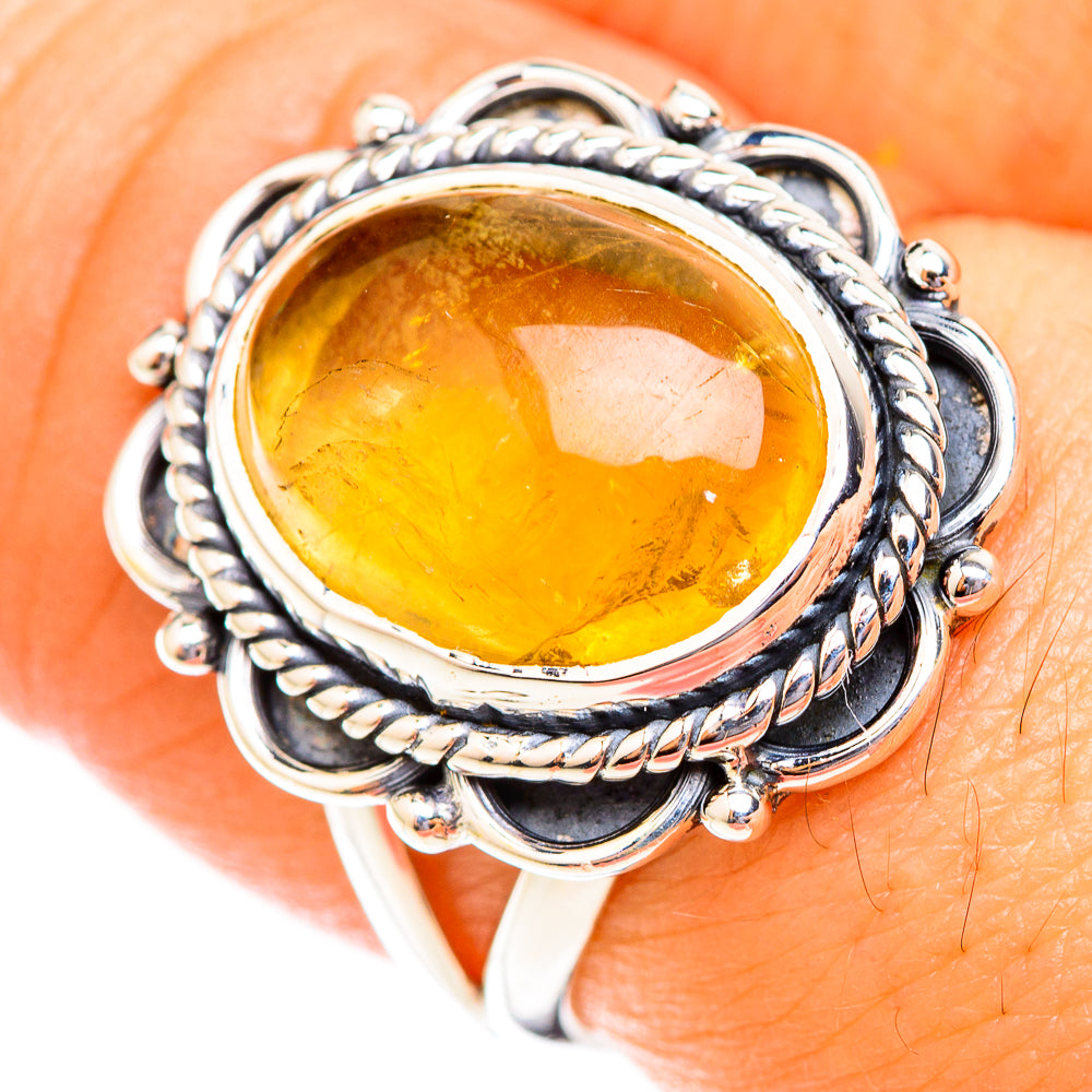 Citrine Rings handcrafted by Anasilvercos - RING118671