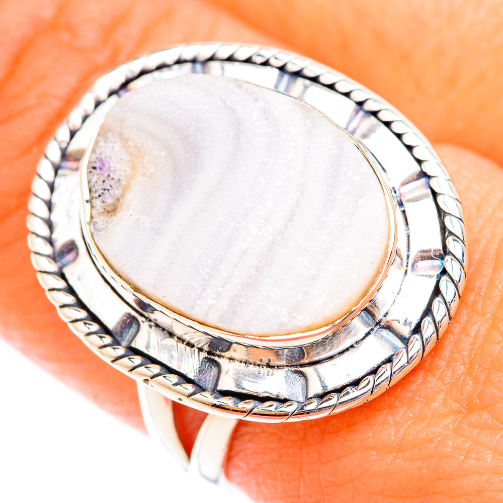 Desert Druzy Rings handcrafted by Anasilvercos - RING118678