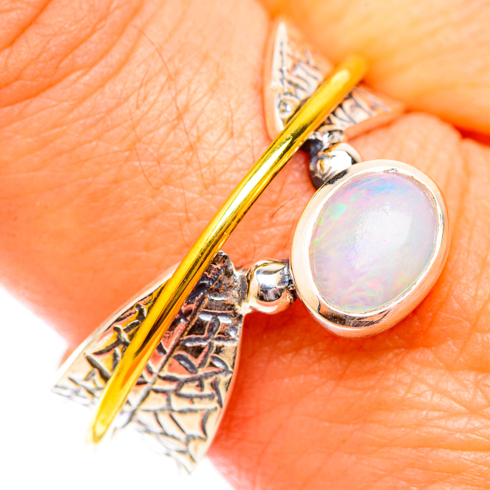 Ethiopian Opal Rings handcrafted by Anasilvercos - RING118681