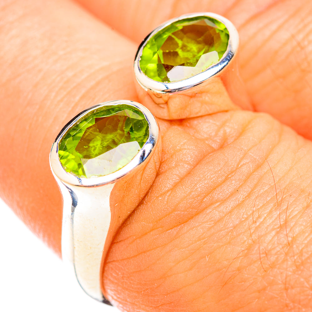 Peridot Rings handcrafted by Anasilvercos - RING118689