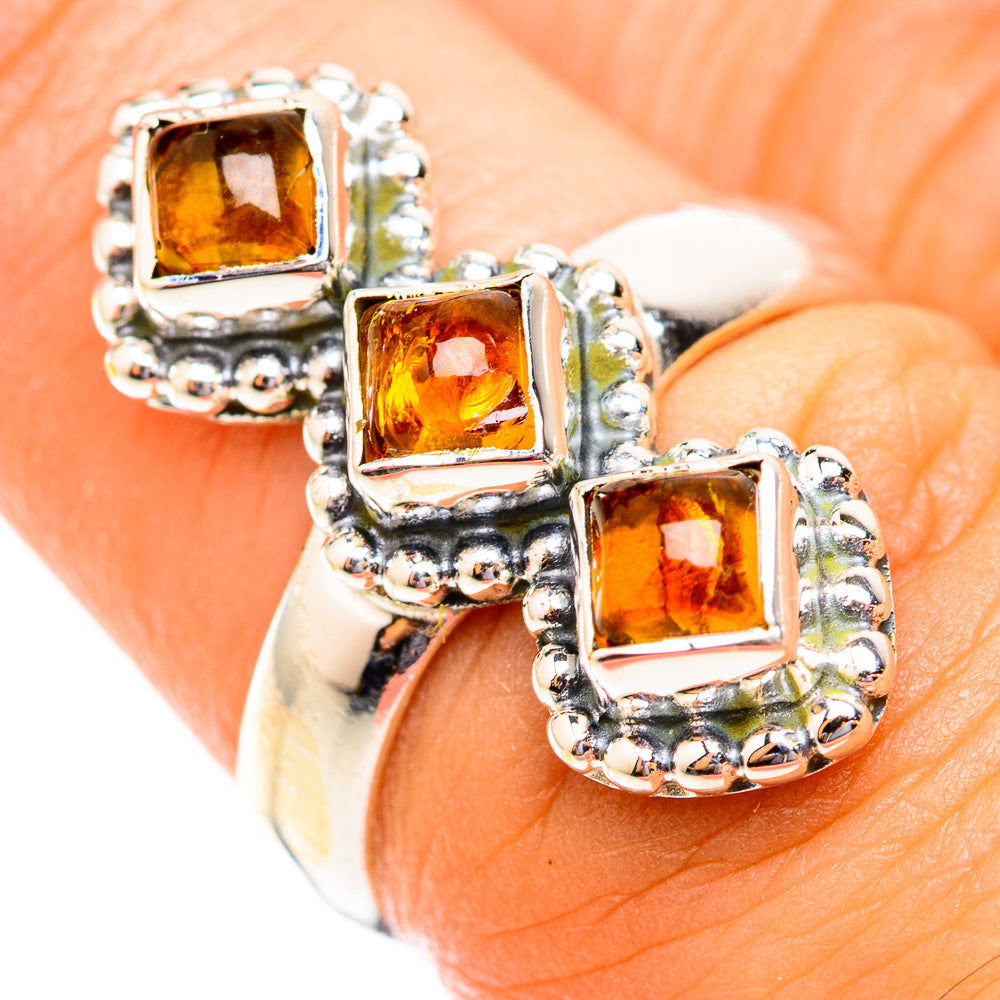Citrine Rings handcrafted by Anasilvercos - RING118693