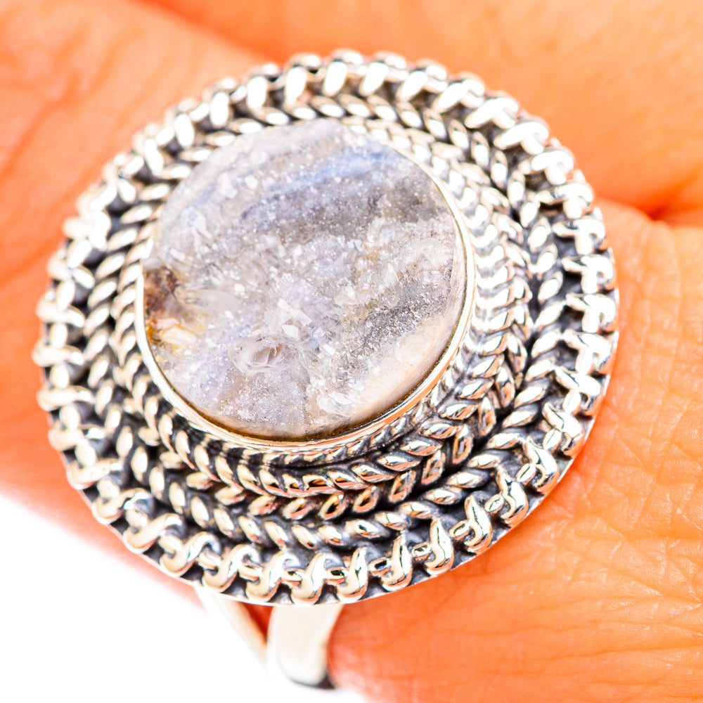 Desert Druzy Rings handcrafted by Anasilvercos - RING118703