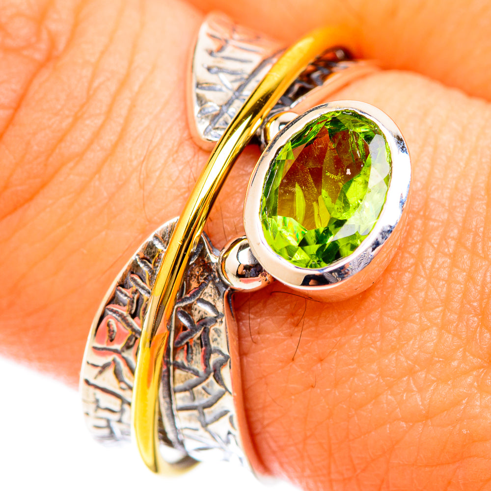 Peridot Rings handcrafted by Anasilvercos - RING118713