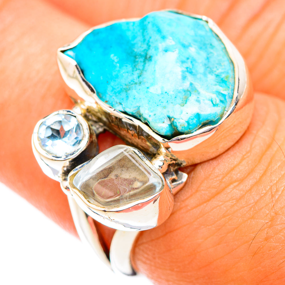 Turquoise Rings handcrafted by Anasilvercos - RING118726