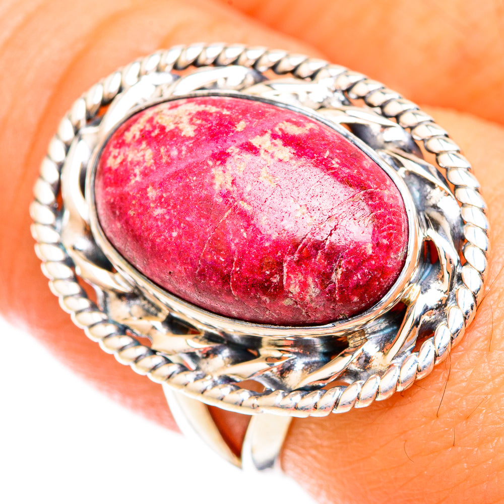 Thulite Rings handcrafted by Anasilvercos - RING118739