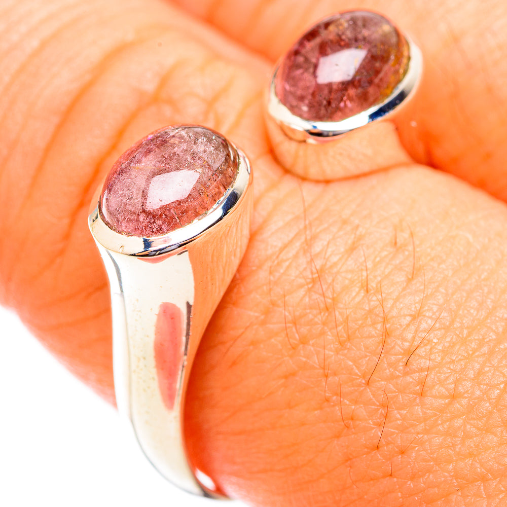 Pink Tourmaline Rings handcrafted by Anasilvercos - RING118740