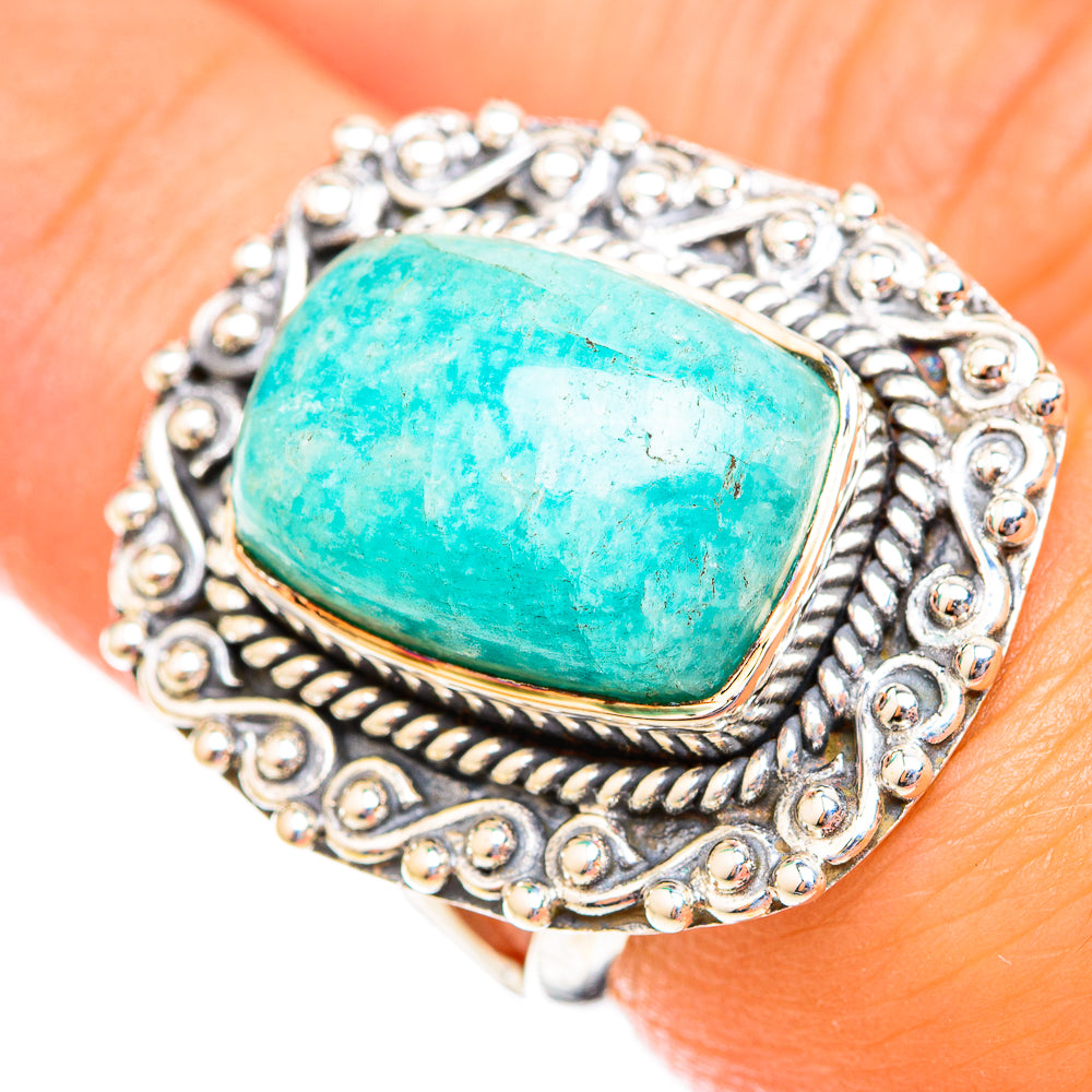 Amazonite Rings handcrafted by Anasilvercos - RING118754
