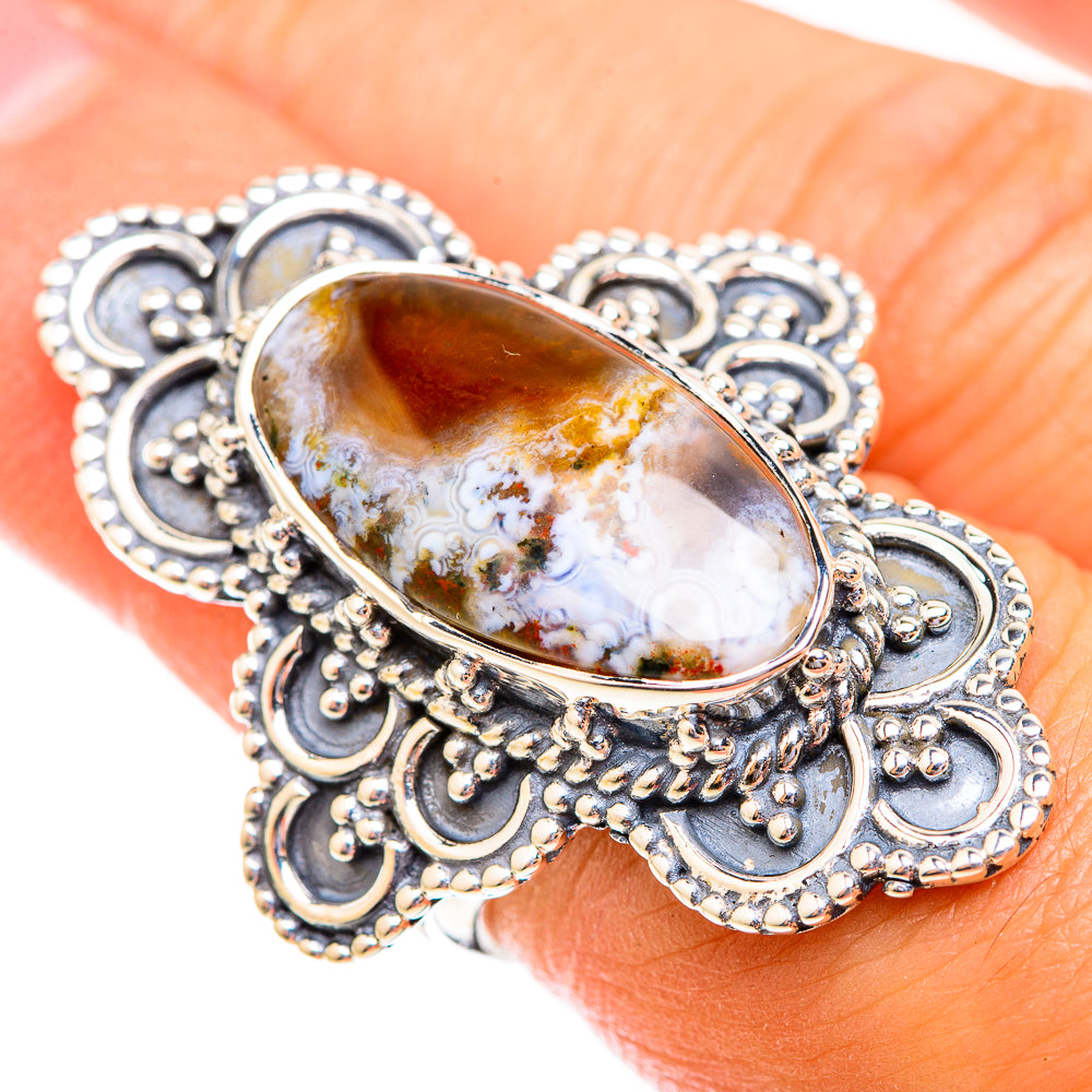 Ocean Jasper Rings handcrafted by Anasilvercos - RING118763