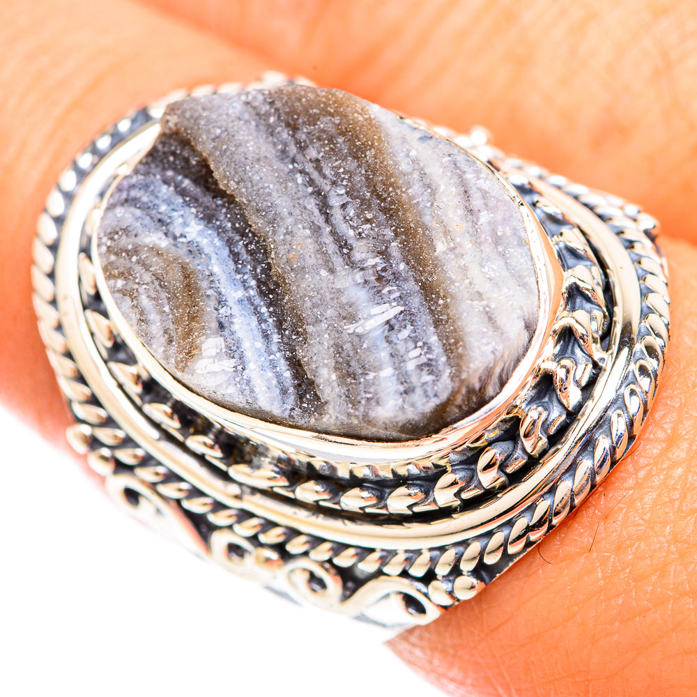 Desert Druzy Rings handcrafted by Anasilvercos - RING118785