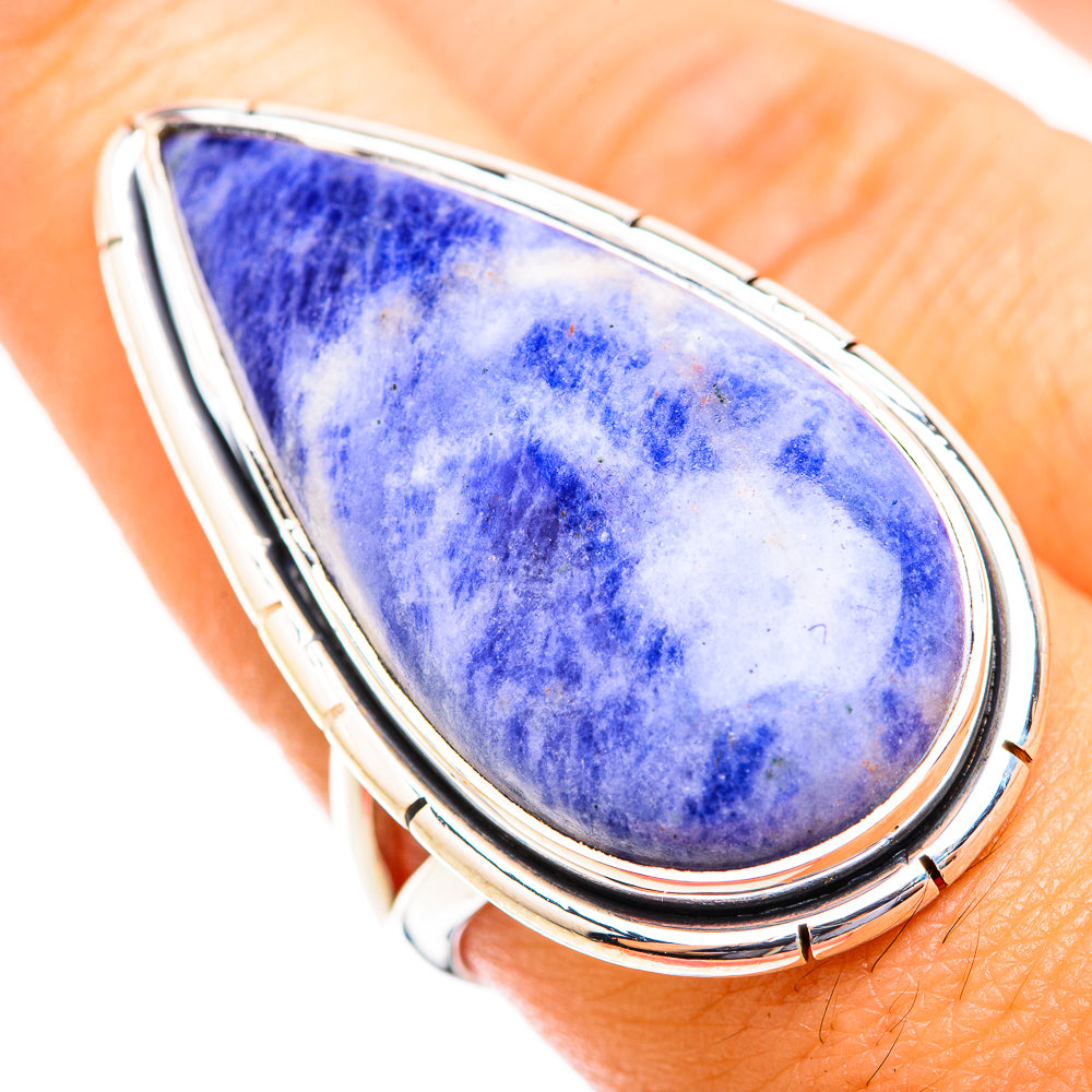 Sodalite Rings handcrafted by Anasilvercos - RING118787