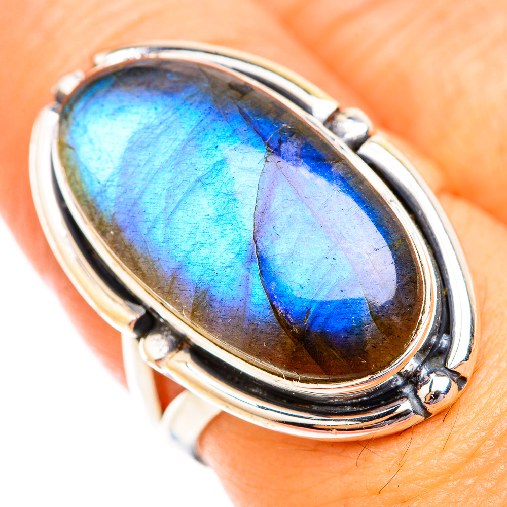 Labradorite Rings handcrafted by Anasilvercos - RING118788