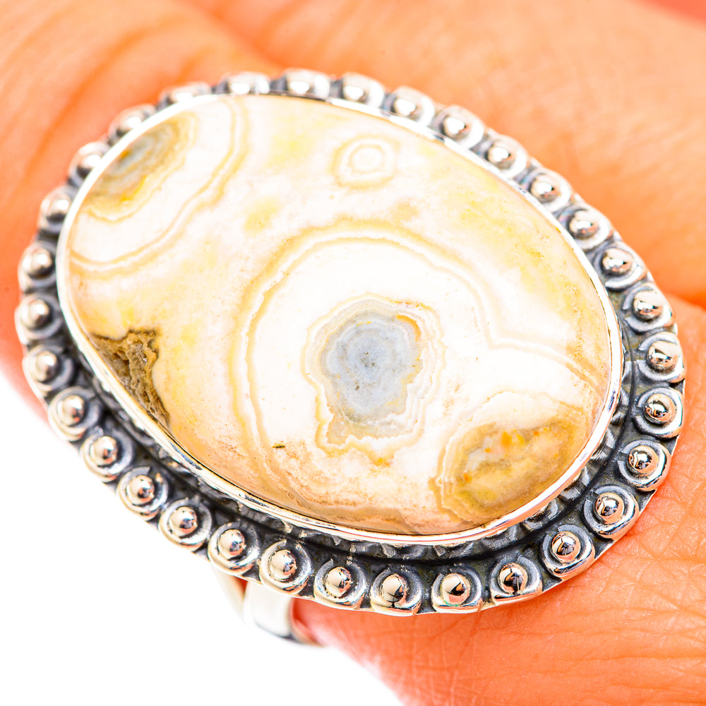 Ocean Jasper Rings handcrafted by Anasilvercos - RING118803