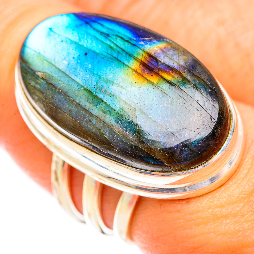 Labradorite Rings handcrafted by Anasilvercos - RING118814