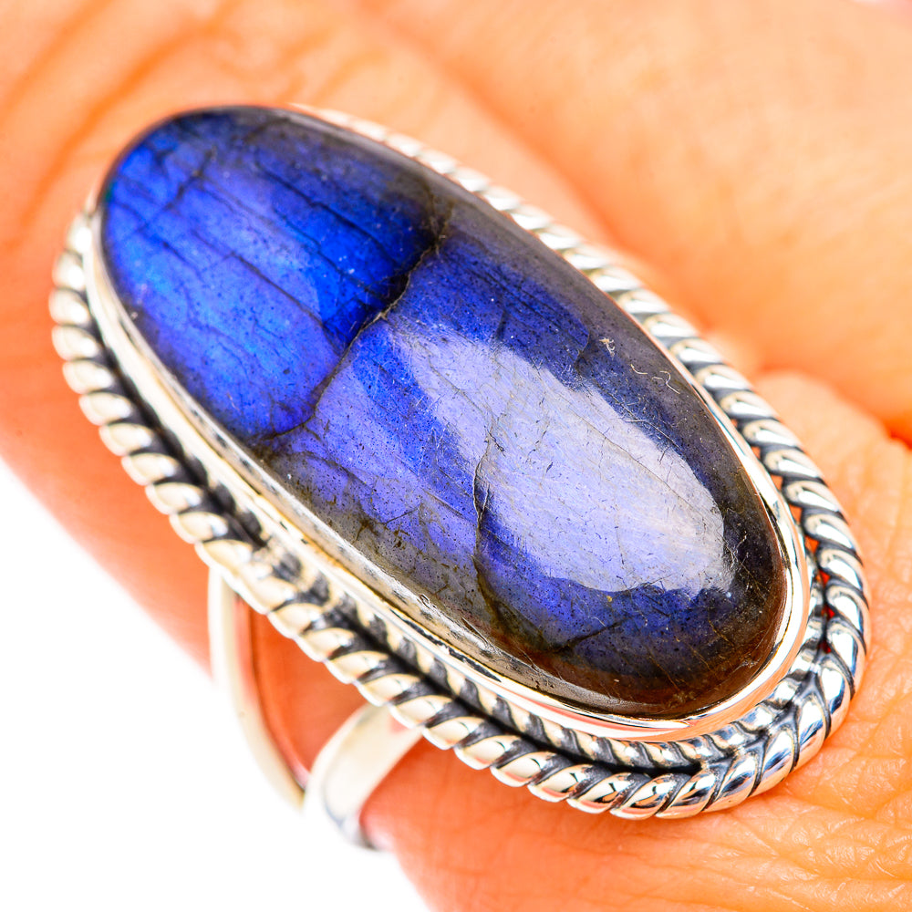 Labradorite Rings handcrafted by Anasilvercos - RING118821