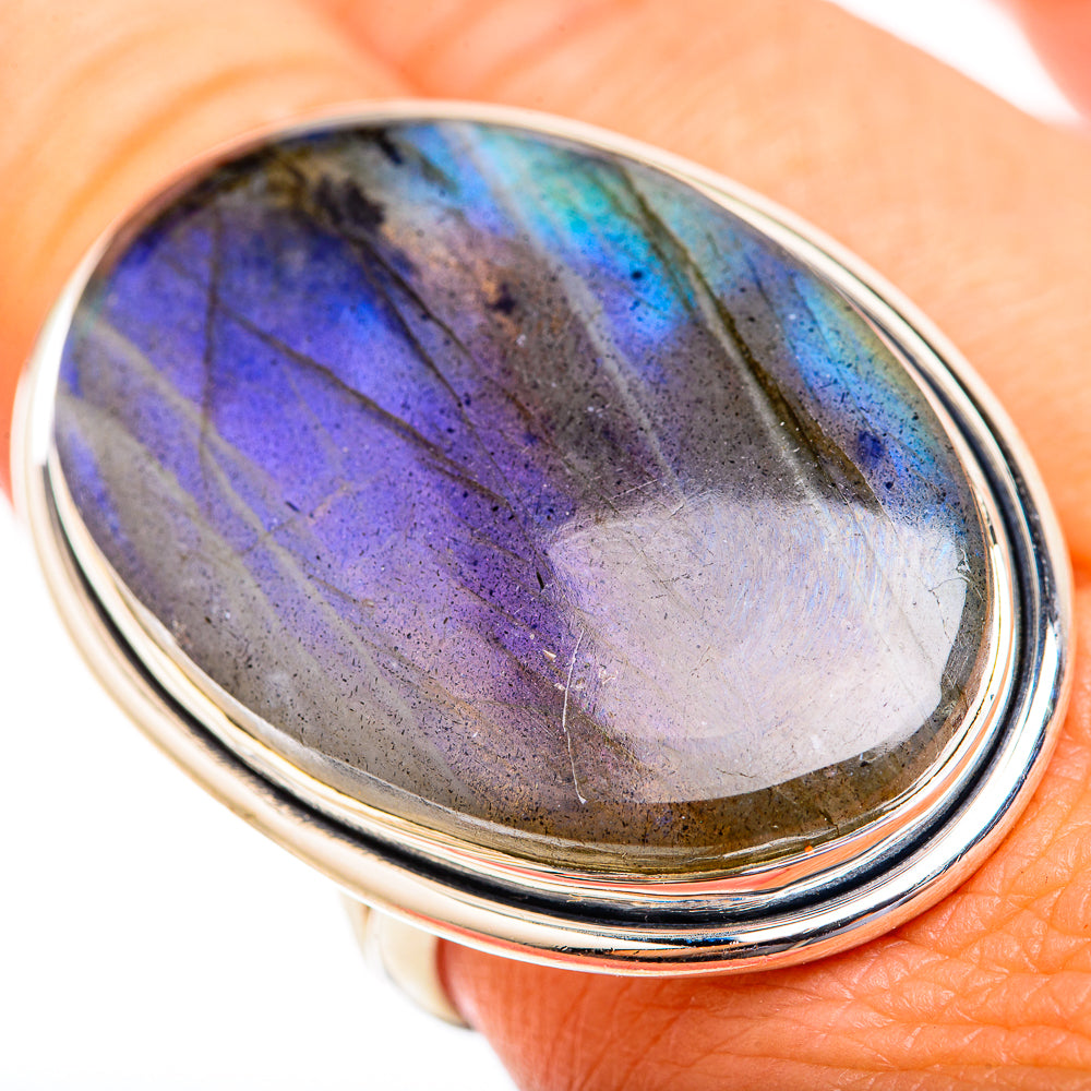 Labradorite Rings handcrafted by Anasilvercos - RING118824