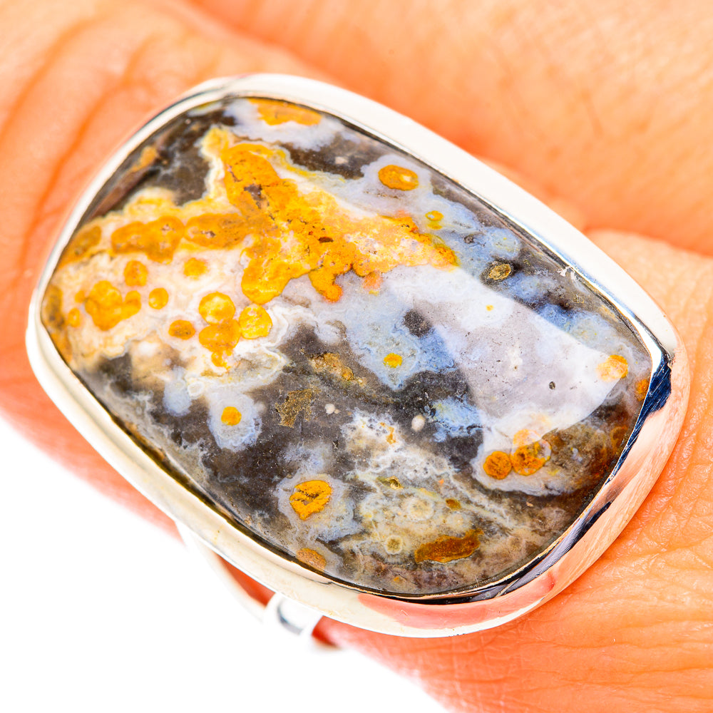 Ocean Jasper Rings handcrafted by Anasilvercos - RING118831