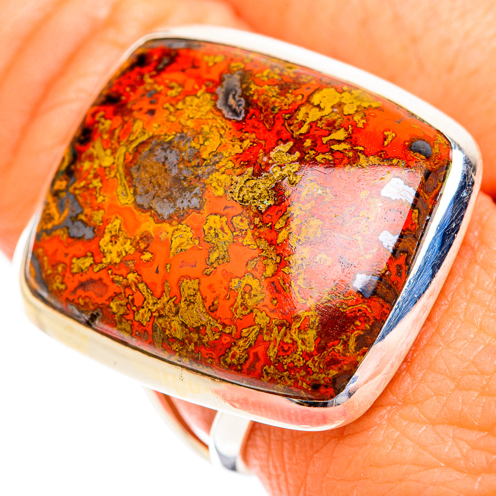 Moroccan Agate Rings handcrafted by Anasilvercos - RING118834