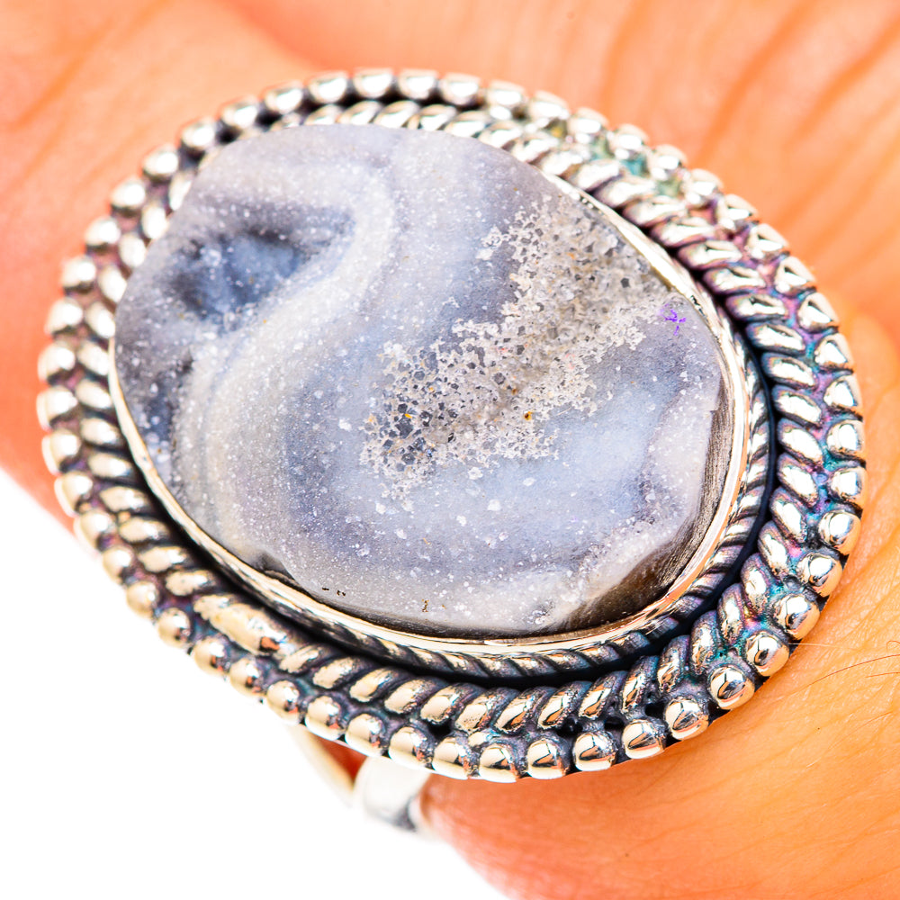 Desert Druzy Rings handcrafted by Anasilvercos - RING118853