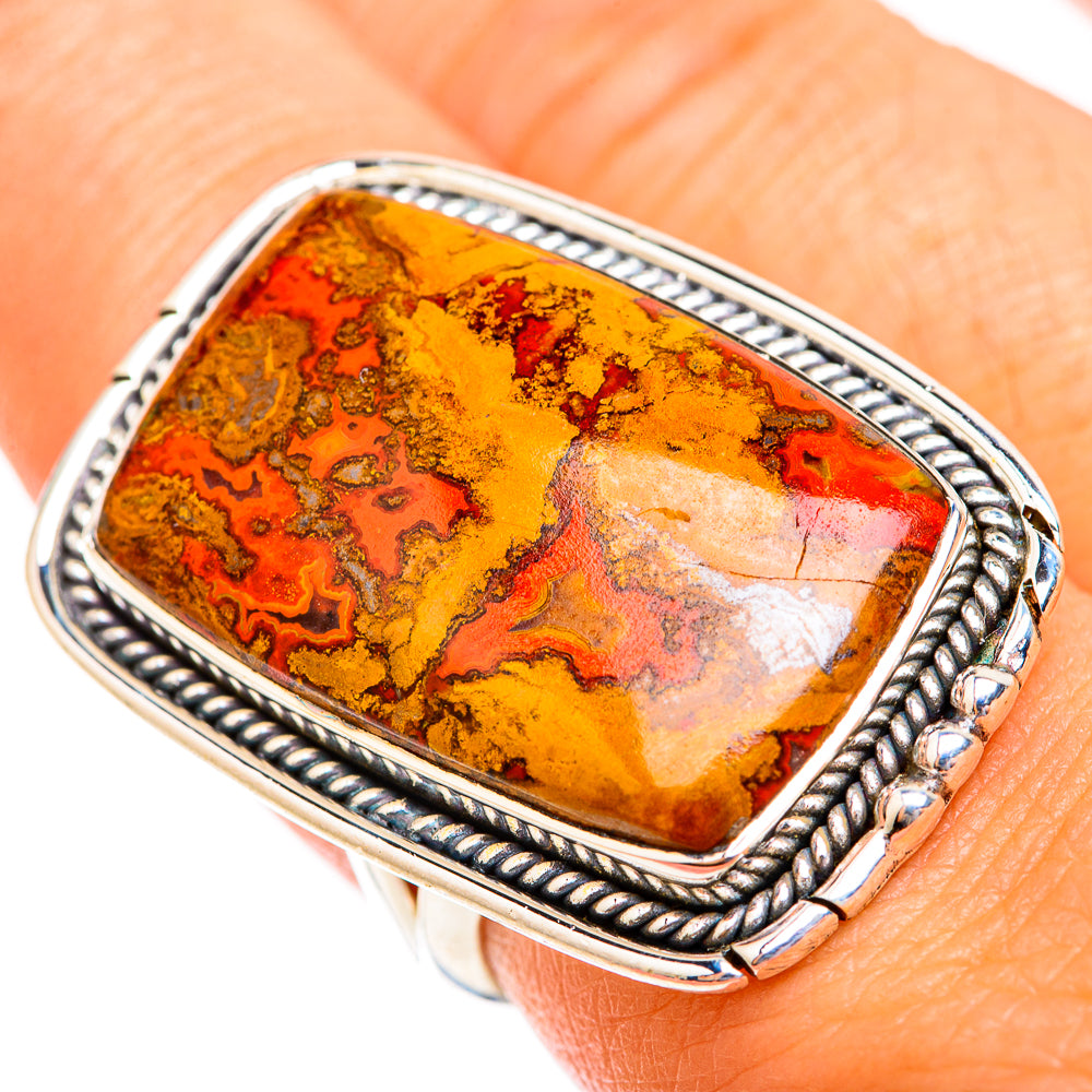 Moroccan Agate Rings handcrafted by Anasilvercos - RING118892