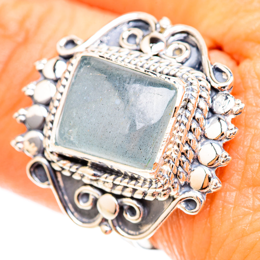 Aquamarine Rings handcrafted by Anasilvercos - RING118908