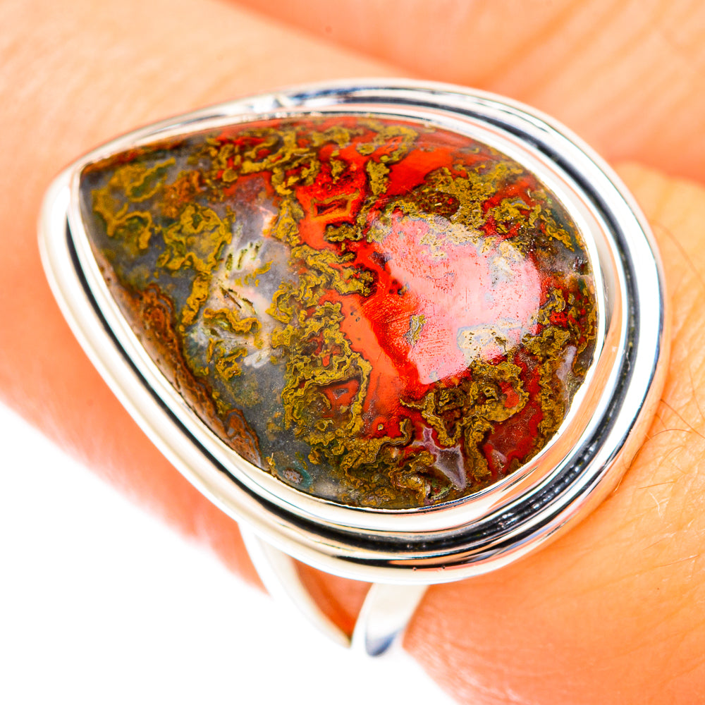 Moroccan Agate Rings handcrafted by Anasilvercos - RING118915