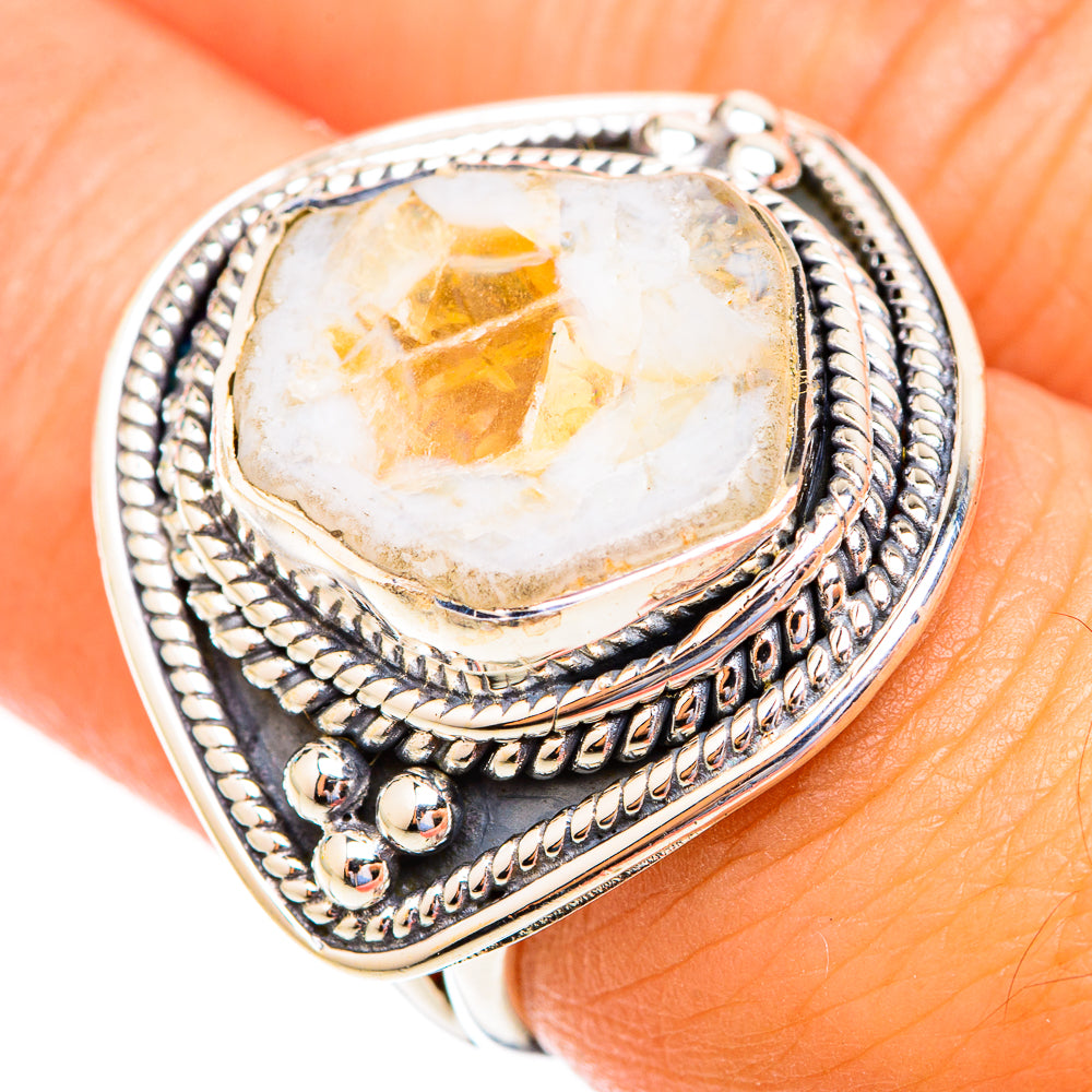 Citrine Rings handcrafted by Anasilvercos - RING118918