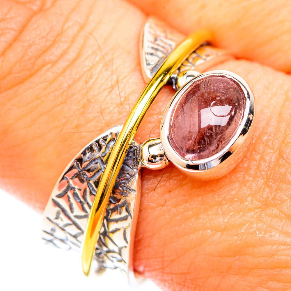 Pink Tourmaline Rings handcrafted by Anasilvercos - RING118919