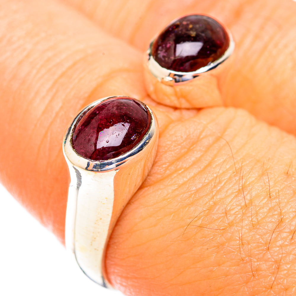 Garnet Rings handcrafted by Anasilvercos - RING118922