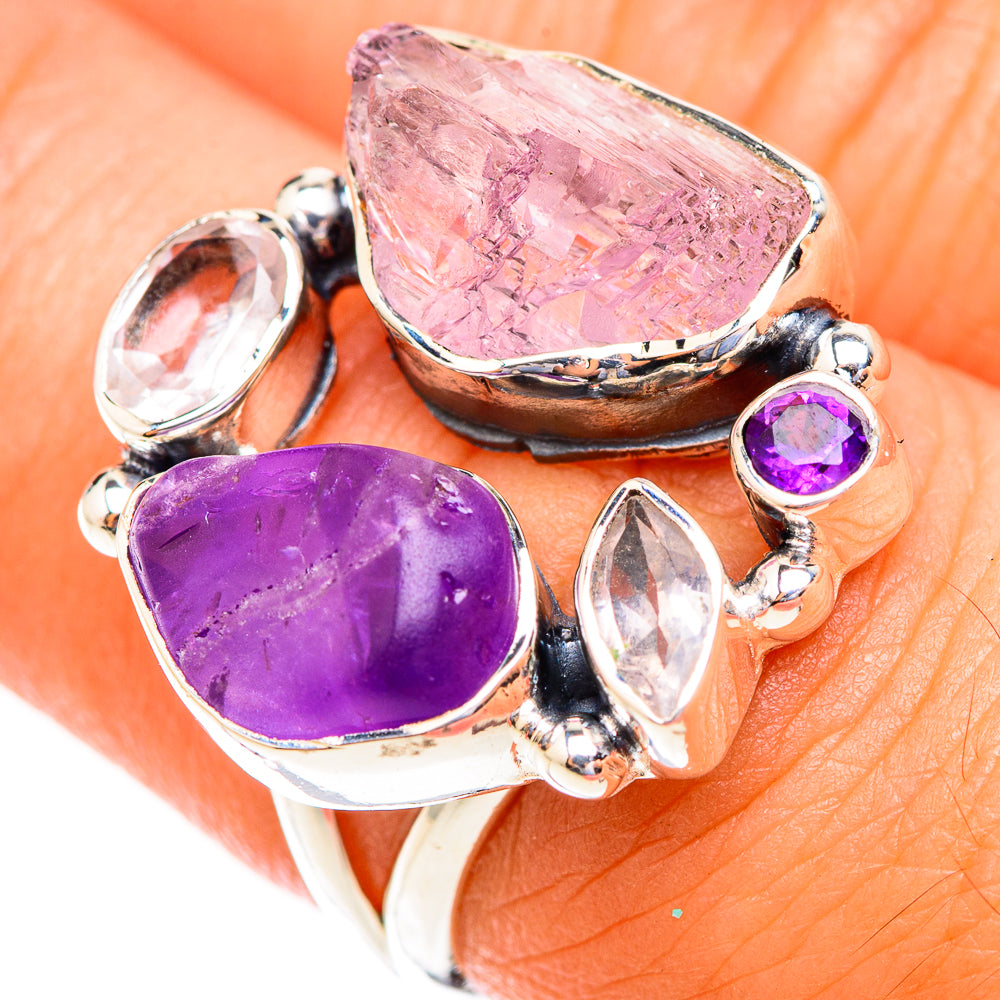 Kunzite Rings handcrafted by Anasilvercos - RING118945