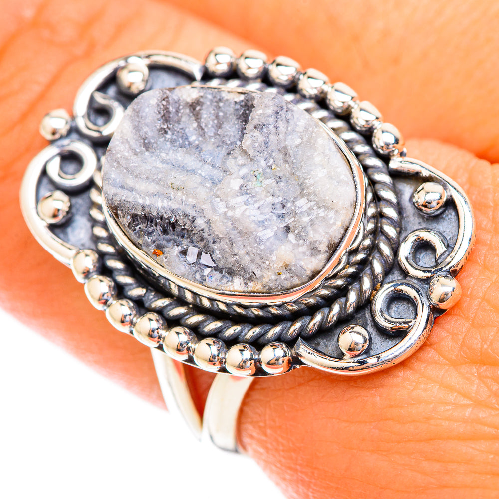Desert Druzy Rings handcrafted by Anasilvercos - RING118953