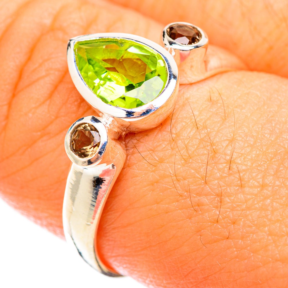 Peridot Rings handcrafted by Anasilvercos - RING118962