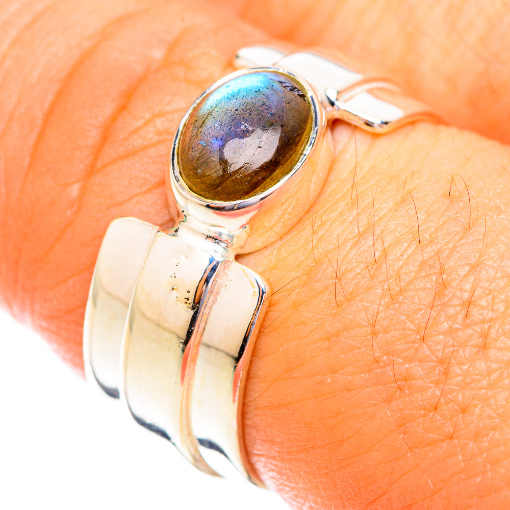 Labradorite Rings handcrafted by Anasilvercos - RING118977