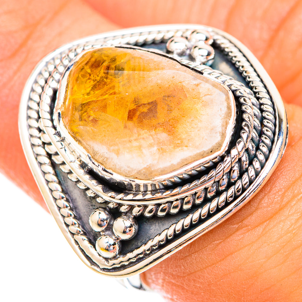 Citrine Rings handcrafted by Anasilvercos - RING118982
